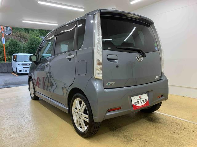 ムーヴカスタム　ＲＳ　タイヤ新品保証付き　記録簿　取扱説明書　スマートキー　アルミホイール　ターボ　ワンオーナー　エアバッグ　エアコン　パワーステアリング　パワーウィンドウ　ＣＤ　ＡＢＳ（静岡県）の中古車