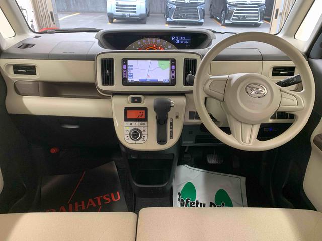 ムーヴキャンバスＸリミテッドメイクアップ　ＳＡII　タイヤ新品まごころ保証１年付き　記録簿　取扱説明書　ＥＴＣ　ナビ　衝突被害軽減システム　スマートキー　レーンアシスト　ワンオーナー　エアバッグ　エアコン　パワーステアリング　パワーウィンドウ　ＡＢＳ（静岡県）の中古車