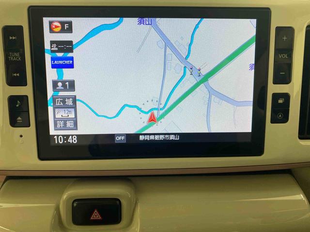 ムーヴキャンバスＸリミテッドメイクアップ　ＳＡII　タイヤ新品ナビ　バックカメラ（静岡県）の中古車