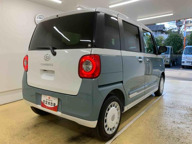 ムーヴキャンバスストライプスGターボ 保証付きまごころ保証1年付き 記録簿 取扱説明書 オートマチックハイビーム 衝突被害軽減システム スマートキー ターボ レーンアシスト 禁煙車 ワンオーナー エアバッグ エアコン パワーステアリング ABS(静岡県)の中古車