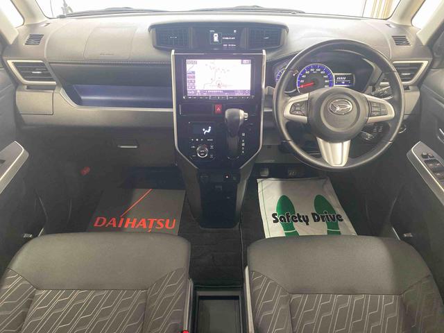 トールカスタムＧ　ターボ　ＳＡII　後席モニター　保証付きナビ　ＥＴＣ（静岡県）の中古車