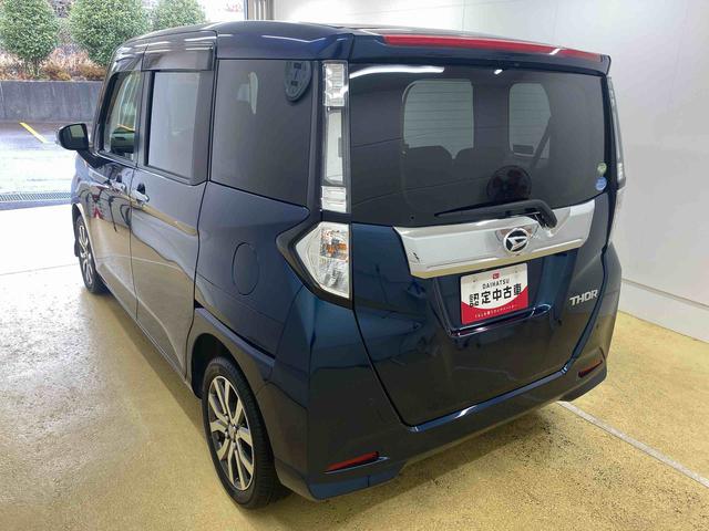 トールカスタムＧ　ターボ　ＳＡII　後席モニター　保証付きナビ　ＥＴＣ（静岡県）の中古車