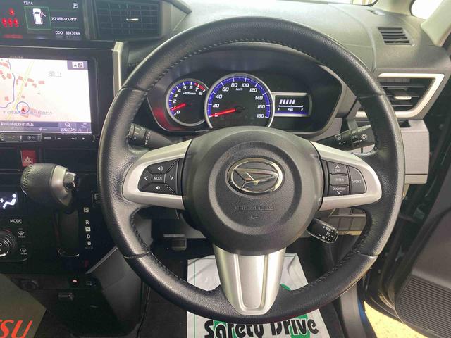 トールカスタムＧ　ターボ　ＳＡII　後席モニター　保証付きナビ　ＥＴＣ（静岡県）の中古車