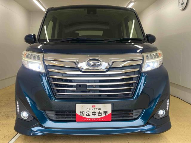 トールカスタムＧ　ターボ　ＳＡII　後席モニター　保証付きナビ　ＥＴＣ（静岡県）の中古車