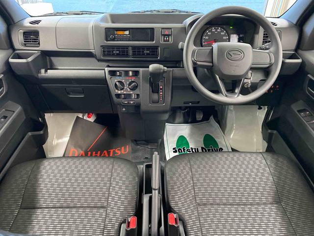 ハイゼットカーゴＤＸまごころ保証１年付き　記録簿　取扱説明書　ＣＶＴ　ラジオ　衝突被害軽減システム　オートマチックハイビーム　レーンアシスト　禁煙車　ワンオーナー　エアバッグ　エアコン　パワーステアリング　ＡＢＳ（静岡県）の中古車