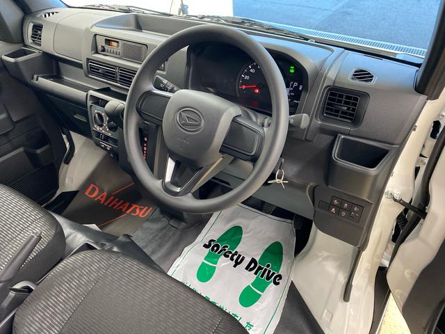 ハイゼットカーゴＤＸまごころ保証１年付き　記録簿　取扱説明書　ＣＶＴ　ラジオ　衝突被害軽減システム　オートマチックハイビーム　レーンアシスト　禁煙車　ワンオーナー　エアバッグ　エアコン　パワーステアリング　ＡＢＳ（静岡県）の中古車