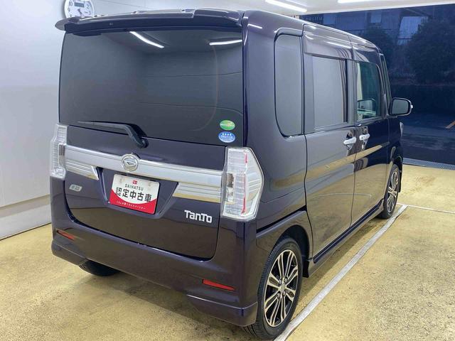 タントカスタムＲＳ　トップエディションＳＡ　タイヤ新品まごころ保証１年付き　記録簿　取扱説明書　ナビ　バックカメラ　衝突被害軽減システム　スマートキー　アルミホイール　ターボ　ワンオーナー　エアバッグ　エアコン　パワーステアリング　パワーウィンドウ（静岡県）の中古車