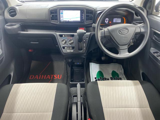 ミライースＬ　ＳＡIII　ナビまごころ保証１年付き　記録簿　取扱説明書　ＥＴＣ　バックカメラ　衝突被害軽減システム　キーレスエントリー　オートマチックハイビーム　レーンアシスト　エアバッグ　エアコン　パワーステアリング　ＡＢＳ（静岡県）の中古車