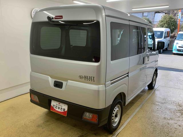 ハイゼットカーゴＤＸまごころ保証１年付き　記録簿　取扱説明書　ＣＶＴ　ＣＤ　衝突被害軽減システム　スマートキー　オートマチックハイビーム　レーンアシスト　ワンオーナー　エアバッグ　エアコン　パワーステアリング　ＡＢＳ（静岡県）の中古車