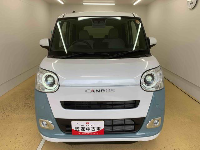 ムーヴキャンバスストライプスＧまごころ保証１年付き　記録簿　取扱説明書　オートマチックハイビーム　衝突被害軽減システム　スマートキー　レーンアシスト　禁煙車　ワンオーナー　エアバッグ　エアコン　パワーステアリング　パワーウィンドウ（静岡県）の中古車