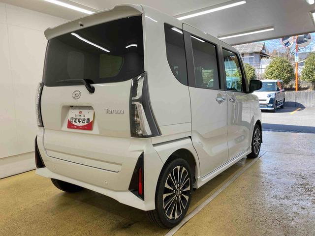 タントカスタムＲＳまごころ保証１年付き　記録簿　取扱説明書　オートマチックハイビーム　衝突被害軽減システム　スマートキー　アルミホイール　ターボ　レーンアシスト　禁煙車　ワンオーナー　エアバッグ　エアコン　ＡＢＳ（静岡県）の中古車