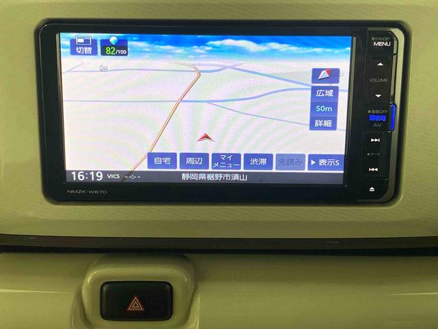 ムーヴキャンバスＧメイクアップ　ＳＡII　タイヤ新品　保証付きナビ　バックカメラ（静岡県）の中古車