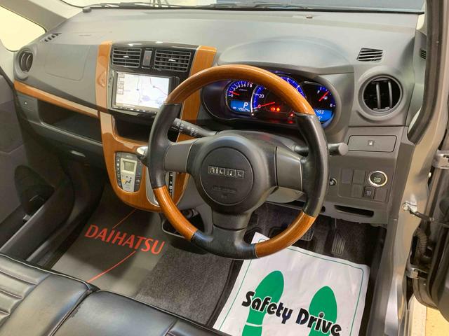 ムーヴカスタム RS タイヤ新品保証付き 記録簿 取扱説明書 ナビ バックカメラ 4WD スマートキー アルミホイール ターボ ワンオーナー エアバッグ エアコン パワーステアリング パワーウィンドウ ABS(静岡県)の中古車