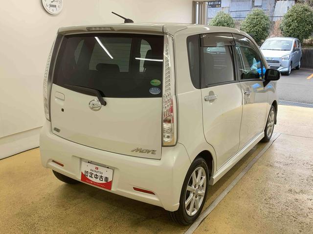 ムーヴカスタム X タイヤ新品保証付き 記録簿 取扱説明書 ナビ ETC 右リアドアエクボ有り スマートキー アルミホイール ワンオーナー エアバッグ エアコン パワーステアリング パワーウィンドウ ABS(静岡県)の中古車