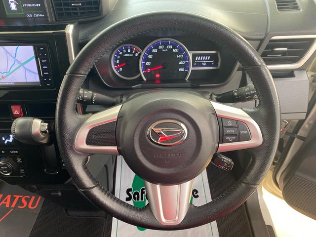 トールカスタムＧ　ターボ　ＳＡIII　社外ナビまごころ保証１年付き　記録簿　取扱説明書　衝突被害軽減システム　スマートキー　オートマチックハイビーム　アルミホイール　ターボ　レーンアシスト　ワンオーナー　エアバッグ　エアコン　パワーステアリング（静岡県）の中古車