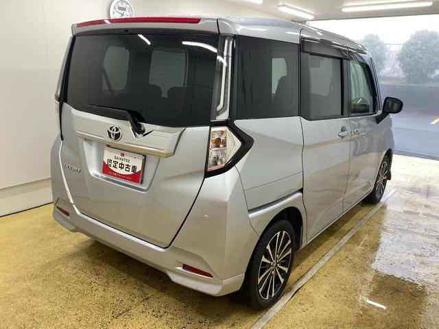 ルーミーカスタムＧ−Ｔ　タイヤ新品　保証付きまごころ保証１年付き　記録簿　取扱説明書　ナビ　ドラレコ　ＥＴＣ　バックカメラ　衝突被害軽減システム　スマートキー　オートマチックハイビーム　アルミホイール　ターボ　レーンアシスト　ワンオーナー（静岡県）の中古車