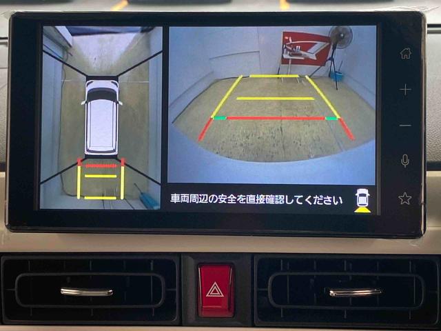 ムーヴキャンバスストライプスGターボ 4WD 元社用車 9インチDAまごころ保証(納車日から1年・走行距離無制限)付き ターボ 両側電動スライドドア LEDヘッドライト LEDフォグランプ シートヒーター クルーズコントロール(静岡県)の中古車
