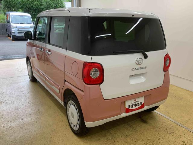 ムーヴキャンバスストライプスＧ　両側電動スライド　ＬＥＤヘッドライトまごころ保証（納車日から１年・走行距離無制限）　ＬＥＤヘッドライト　ＬＥＤフォグランプ　シートヒーター　両側電動スライドドア　キーフリー　衝突被害軽減ブレーキ　オーディオレス（静岡県）の中古車