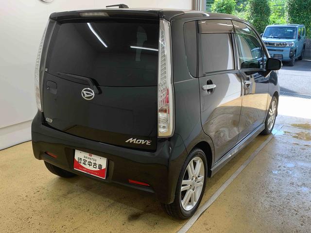 ムーヴカスタム RS タイヤ新品保証付き 記録簿 取扱説明書 ナビ スマートキー アルミホイール ターボ ワンオーナー エアバッグ エアコン パワーステアリング パワーウィンドウ ABS(静岡県)の中古車