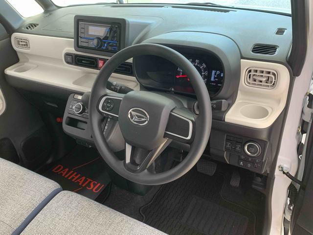 ムーヴキャンバスストライプスＸ　元社用車　ＢｌｕｅｔｏｏｔｈＵＳＢデッキまごころ保証（納車日から１年・走行距離無制限）付き　Ｂｌｕｅｔｏｏｔｈ＆ＵＳＢチューナー付き　オートエアコン　パワステ　パワーウインドウ　両側電動スライドドア　キーフリー　電動格納ドアミラー（静岡県）の中古車