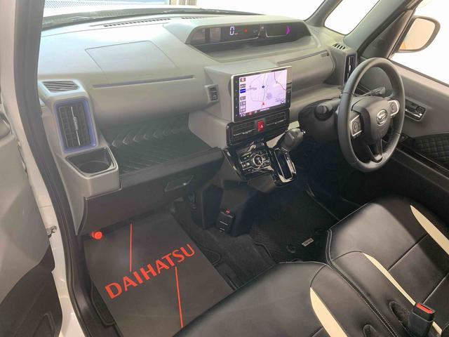 タントカスタムＲＳセレクション　純正９インチナビ　バックカメラまごころ保証（納車日から１年・走行距離無制限）付き　純正９インチナビ　バックカメラ　ＥＴＣ　ドラレコ　キーフリー　オートエアコン　ターボ　シートヒーター　両側電動スライドドア　純正シートカバー（静岡県）の中古車