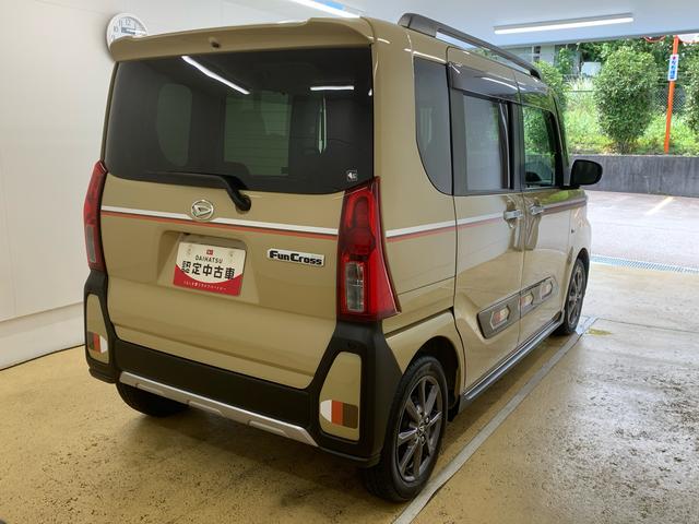 タントファンクロス　ディスプレイオーディオ　パノラマモニターまごころ保証（納車日から１年・走行距離無制限）付き　タイヤ４本新品　９インチスマホ連携ディスプレイオーディオ　パノラマモニター　オートエアコン　シートヒーター　両側電動スライドドア　キーフリー（静岡県）の中古車