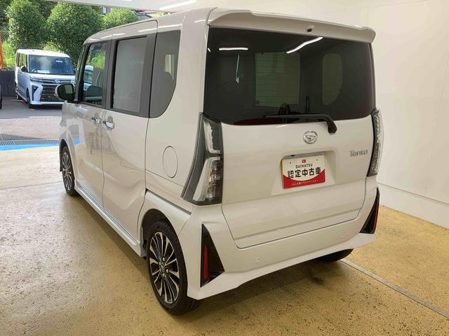 タントカスタムＲＳ　１５インチアルミ　電動パーキングブレーキまごころ保証（納車日から１年・走行距離無制限）付き　ターボ　オートエアコン　シートヒーター　電動パーキングブレーキ　ＬＥＤヘッドライト　ＬＥＤフォグランプ　衝突被害軽減ブレーキ　キーフリー（静岡県）の中古車