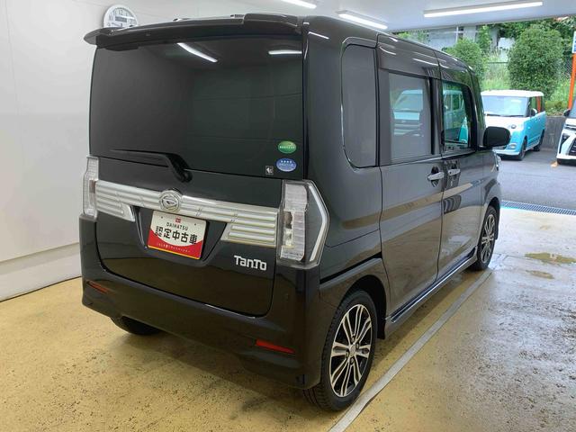 タントカスタムRS トップエディションSAIII 8インチナビまごころ保証(納車日から1年・走行距離無制限)付き 純正8インチナビ 後席モニター ETC バックカメラ ターボ オートエアコン シートヒーター キーフリー 15インチアルミホイール(静岡県)の中古車