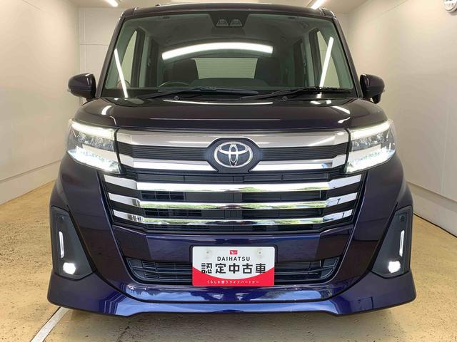 ルーミーカスタムＧ　９型ディスプレイオーディオ　バックカメラまごころ保証（納車日から１年・走行距離無制限）付き　９インチスマホ連携ディスプレイオーディオ　バックカメラ　タイヤ４本新品　衝突被害軽減ブレーキ　キーフリー　両側電動スライドドア（静岡県）の中古車