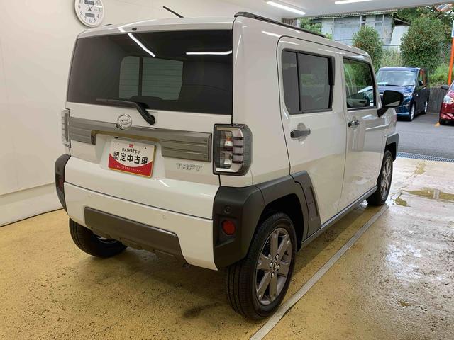 タフトGターボ ダーククロムベンチャー スカイフィールトップまごころ保証(納車日から1年・走行距離無制限)付き ターボ スカイフィールトップ オートエアコン シートヒーター キーフリー 15インチアルミ 電動パーキングブレーキ LEDヘッドライト LEDフォグ(静岡県)の中古車