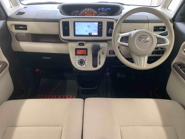 ムーヴキャンバス 中古車 ＧメイクアップＶＳ　ＳＡＩＩＩ　純正ナビ　パノラマモニターまごころ保証（納車日から１年・走行距離無制限）付き　タイヤ４本新品　純正７インチナビ　パノラマモニター　ドラレコ　ＥＴＣ　オートエアコン　キーフリー　運転席シートヒーター　衝突被害軽減ブレーキ