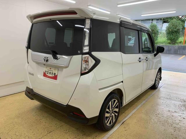 タンク 中古車 カスタムＧ　Ｓ　トヨタ純正ナビ　バックカメラ　タイヤ４本新品まごころ保証（納車日から１年・走行距離無制限）付き　トヨタ純正ナビ　バックカメラ　キーフリー　オートエアコン　クルーズコントロール　衝突被害軽減ブレーキ　ＬＥＤヘッドライト