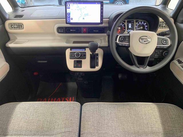 ムーヴキャンバス 中古車 ストライプスＧターボ　１０インチナビ　ドラレコ　パノラマまごころ保証（納車日から１年・走行距離無制限）付き　純正１０インチナビ　パノラマモニター　ＥＴＣ　ドラレコ　オートエアコン　シートヒーター　キーフリー　衝突被害軽減ブレーキ　タイヤ４本新品交換済み