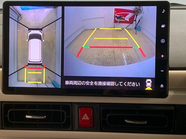 ムーヴキャンバスストライプスＧターボ　１０インチナビ　ドラレコ　パノラマまごころ保証（納車日から１年・走行距離無制限）付き　純正１０インチナビ　パノラマモニター　ＥＴＣ　ドラレコ　オートエアコン　シートヒーター　キーフリー　衝突被害軽減ブレーキ　タイヤ４本新品交換済み（静岡県）の中古車