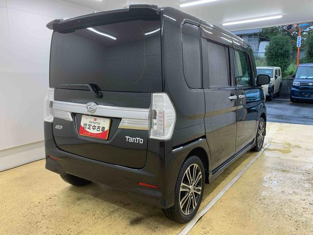 タント 中古車 カスタムＲＳ　ＳＡ　ターボ　純正ナビ　後席モニター　ＥＴＣ納車日から３ヵ月５，０００ｋｍ保証付き　ターボ　ダイハツ純正８インチナビ　後席モニター　ＥＴＣ　バックカメラ　タイヤ４本新品　オートエアコン　キーフリーシステム　衝突被害軽減ブレーキ