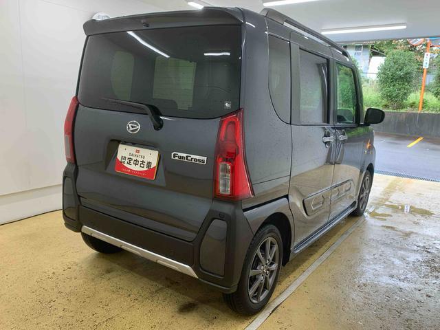 タントファンクロス　９型ディスプレイオーディオ　バックカメラまごころ保証（納車日から１年・走行距離無制限）付き　９インチスマホ連携ディスプレイオーディオ　バックカメラ　オートエアコン　オートエアコン　シートヒーター　両側電動スライドドア　衝突被害軽減ブレーキ（静岡県）の中古車
