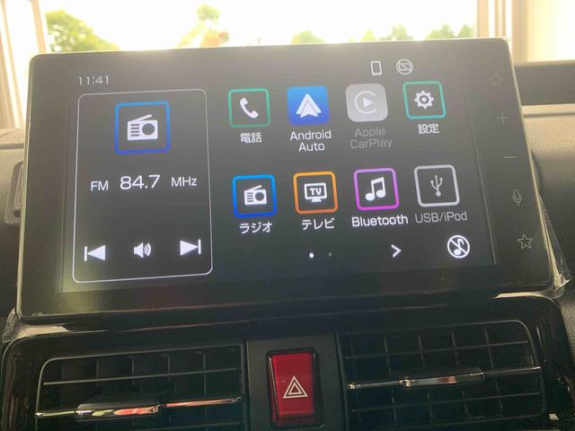 タントカスタムＲＳ　ターボ　９型ディスプレイ　バックモニターまごころ保証（納車日から１年・走行距離無制限）付き　元当社社用車　ターボ　９インチスマホ連携ディスプレイオーディオ　バックカメラ　メッキパック装着　オートエアコン　シートヒーター　キーフリー（静岡県）の中古車