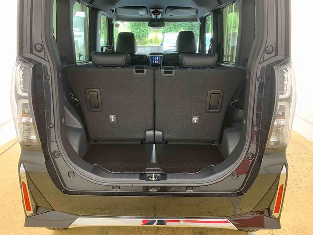タントカスタムＲＳ　ターボ　９型ディスプレイ　バックモニターまごころ保証（納車日から１年・走行距離無制限）付き　元当社社用車　ターボ　９インチスマホ連携ディスプレイオーディオ　バックカメラ　メッキパック装着　オートエアコン　シートヒーター　キーフリー（静岡県）の中古車