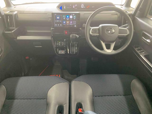 タント 中古車 カスタムＲＳ　ターボ　９型ディスプレイ　バックモニターまごころ保証（納車日から１年・走行距離無制限）付き　元試乗車　ターボ　９インチスマホ連携ディスプレイオーディオ　バックカメラ　メッキパック　オートエアコン　シートヒーター　キーフリー　両側電動スライド