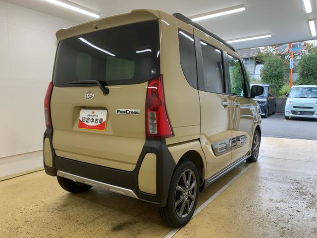 タントファンクロス　９型ディスプレイオーディオ　バックカメラまごころ保証（納車日から１年・走行距離無制限）付き　両側電動スライドドア　オートエアコン　キーフリー　シートヒーター　撥水加工シート　９インチスマホ連携ディスプレイオーディオ　バックカメラ（静岡県）の中古車