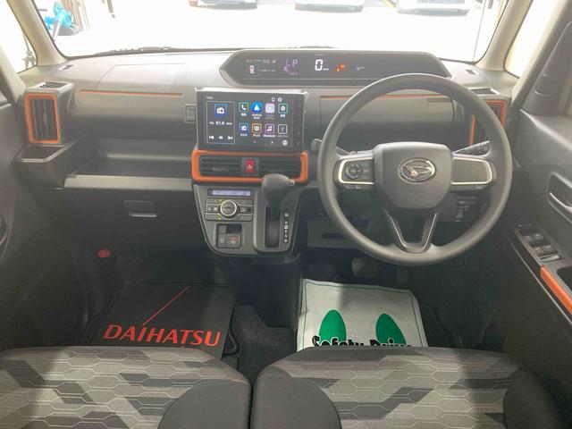 タント 中古車 ファンクロス　９型ディスプレイオーディオ　バックモニターまごころ保証（納車日から１年・走行距離無制限）付き　元社用車　９インチスマホ連携ディスプレイオーディオ　バックカメラ　オートエアコン　シートヒーター　両側電動スライドドア　衝突被害軽減ブレーキ