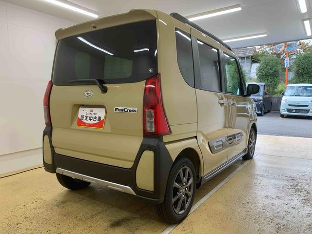 タントファンクロス　９型ディスプレイオーディオ　バックモニターまごころ保証（納車日から１年・走行距離無制限）付き　元社用車　９インチスマホ連携ディスプレイオーディオ　バックカメラ　オートエアコン　シートヒーター　両側電動スライドドア　衝突被害軽減ブレーキ（静岡県）の中古車