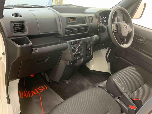 ハイゼットカーゴＤＸ　元社用車　ラジオ　エアコン　パワステ　パワーウィンドウまごころ保証（納車日から１年・走行距離無制限）付き　エアコン　パワステ　パワーウィンドウ　ＡＢＳ　エアバッグ　ラジオ　キーレスエントリー　オートライト　被害軽減ブレーキ（静岡県）の中古車