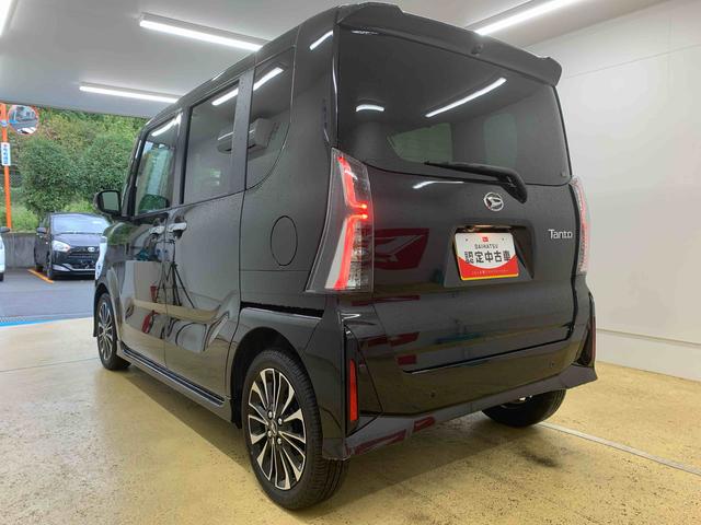 タントカスタムＲＳ　元社用車　ターボ　９型ディスプレイオーディオまごころ保証（納車日から１年・走行距離無制限）付き　元社用車　ターボ　９インチスマホ連携ディスプレイオーディオ　バックカメラ　オートエアコン　シートヒーター　キーフリー　衝突被害軽減ブレーキ（静岡県）の中古車