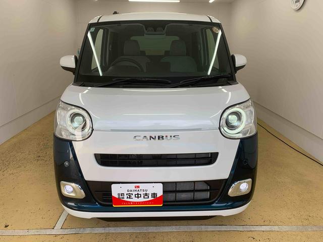 ムーヴキャンバスストライプスG オーディオレス 両側電動スライド 保証付きまごころ保証(納車日から1年・走行距離無制限)付き オーディオレス仕様 オートエアコン シートヒーター 両側電動スライドドア キーフリー LEDヘッドライト LEDフォグランプ 衝突被害軽減ブレーキ(静岡県)の中古車