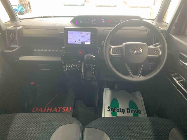 タント 中古車 カスタムＲＳスタイルセレクション　ナビ　ドラレコ　パノラマＭまごころ保証（納車日から１年・走行距離無制限）付き　ターボ　７インチナビ　ドラレコ　パノラマモニター　ＥＴＣ　オートエアコン　シートヒーター　キーフリー　両側電動スライドドア　衝突被害軽減ブレーキ