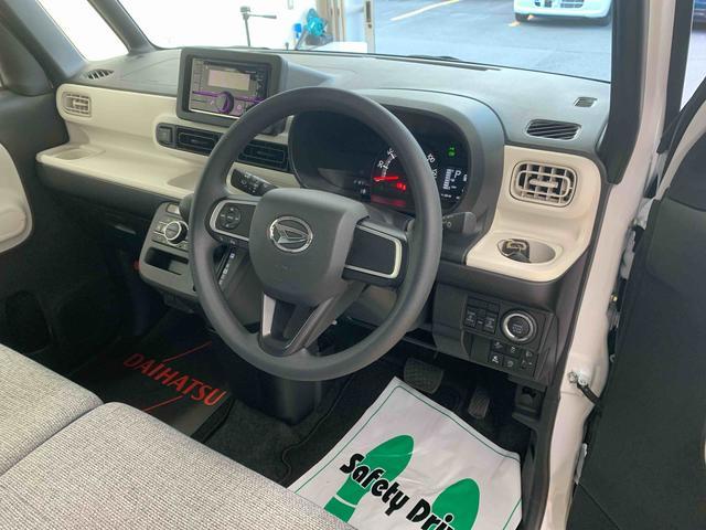 ムーヴキャンバスストライプスＸ　元社用車　Ｂｌｕｅｔｏｏｔｈ＆ＵＳＢデッキまごころ保証（納車日から１年・走行距離無制限　付き　Ｂｌｕｅｔｏｏｔｈ＆ＵＳＢチューナー　オートエアコン　キーフリー　両側電動スライドドア　衝突被害軽減ブレーキ（静岡県）の中古車