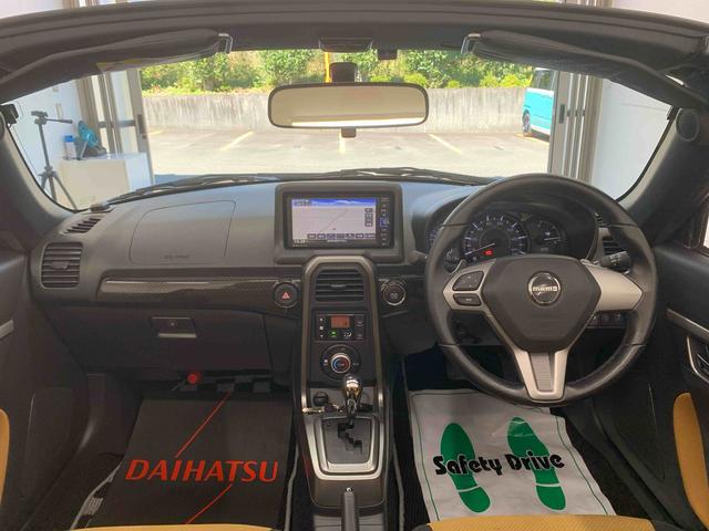 コペンローブ S CVT 専用サスペンション ナビ ETCまごころ保証(納車日から1年・走行距離無制限)付き 専用サスペンション レカロシート ナビ ETC バックカメラ オートエアコン シートヒーター キーフリー コペン専用タイヤ新品交換済み(静岡県)の中古車