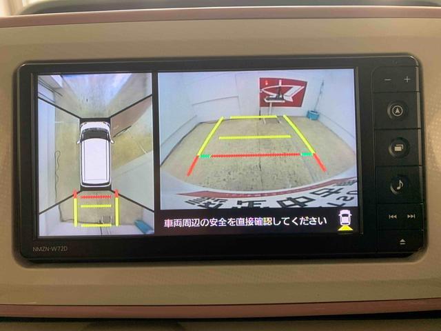ムーヴキャンバスＧメイクアップＶＳ　ＳＡIII　４ＷＤ　純正７型ナビ　ＥＴＣまごころ保証（納車日から１年・走行距離無制限）付き　４ＷＤ車　純正７インチナビ　ドラレコ　ＥＴＣ　パノラマモニター　オートエアコン　シートヒーター　キーフリー　両側電動スライドドア（静岡県）の中古車