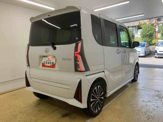 タントカスタムＲＳ　ターボ　オーディオレス　ミラクルオープンドアまごころ保証（納車日から１年・走行距離無制限）付き　ターボ　オートエアコン　シートヒーター　キーフリーシステム　両側電動スライドドア　ＬＥＤヘッドライト　衝突被害軽減ブレーキ（静岡県）の中古車